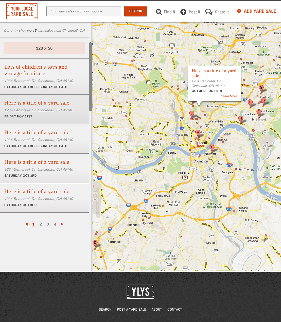 Your Local Yard Sale Website